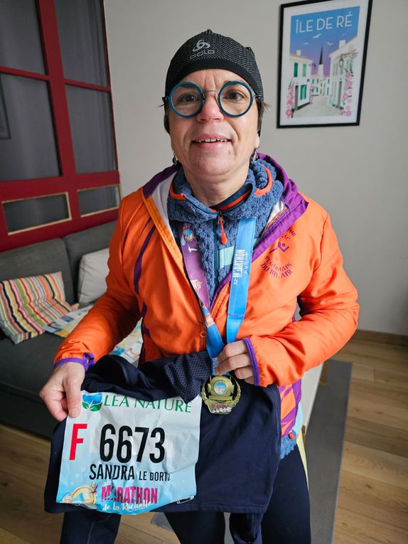 Marathon de La Rochelle 2023 réussi pour Sandra !