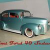 Ford 1940 sedan custom Amt 3 in 1