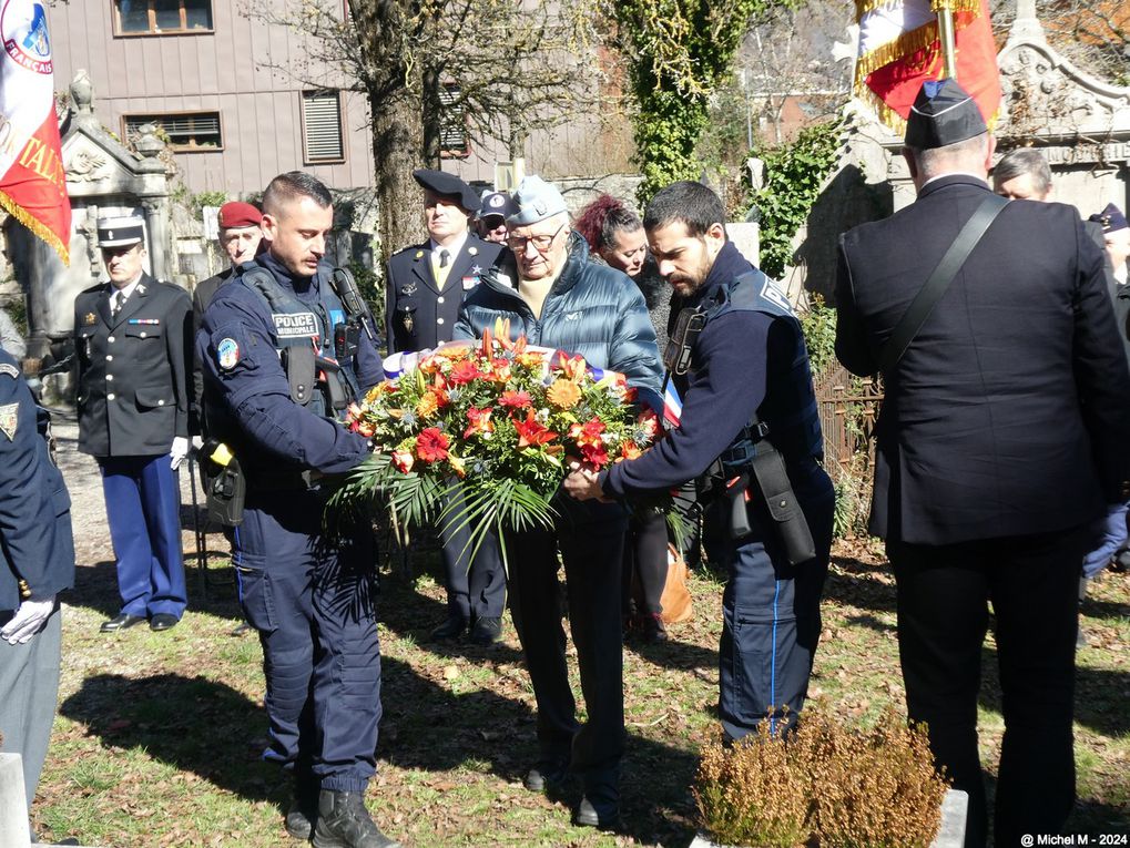 Cérémonie en hommage à André Esprit, jeudi 7 mars 2024 à St Roch