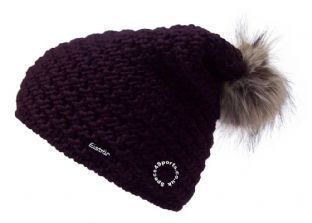 Fur Beanie Hats | Beanie fur hats with fur pompoms/bobbles 