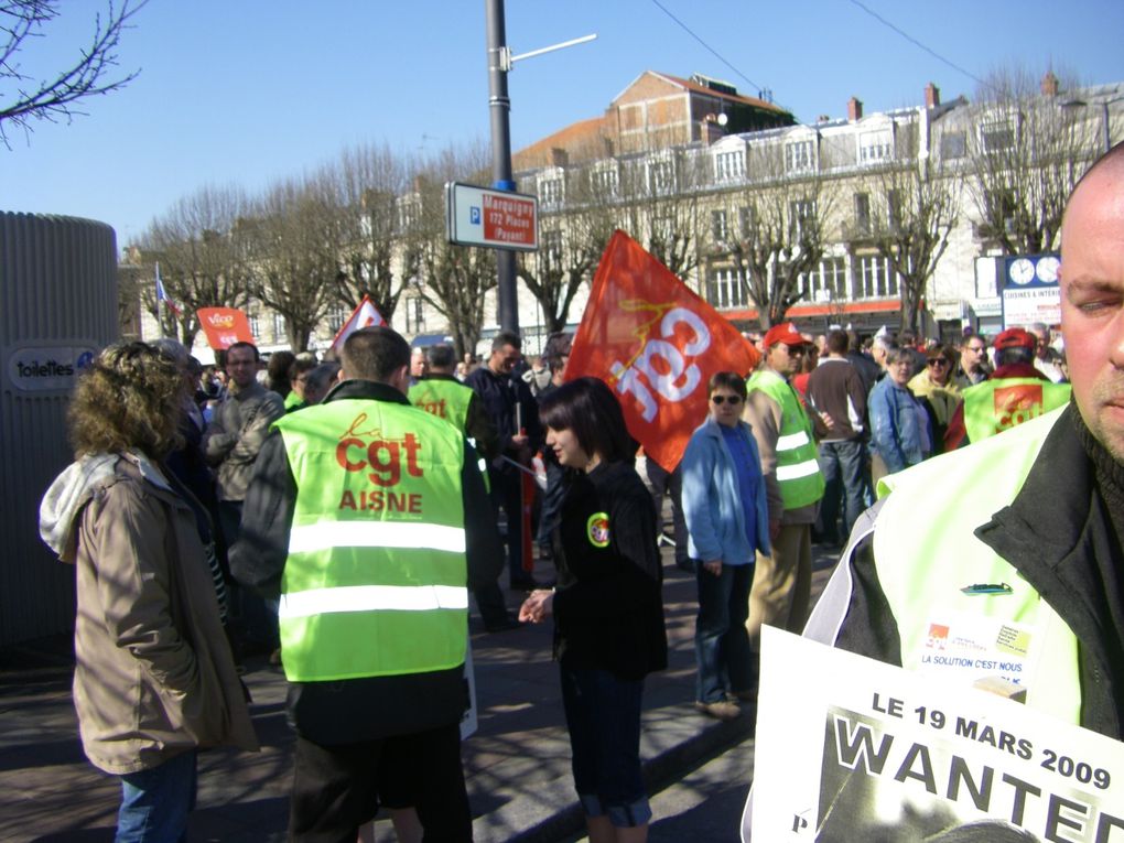 Photo manifestation du 19 mars 2009 à Soissons