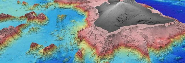 Hawaii - la dorsale Puna, une partie sous-marine de l'East Rift Zone.