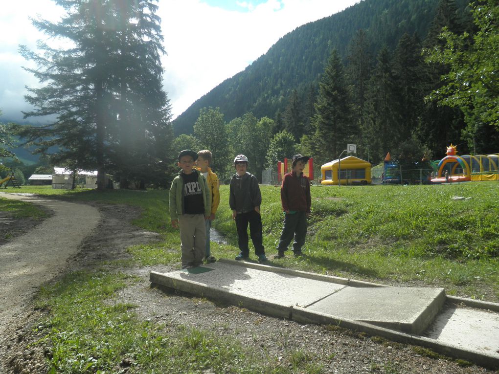 Voyage scolaire 2013 à Beaufort dont la base de loisirs de Marcôt