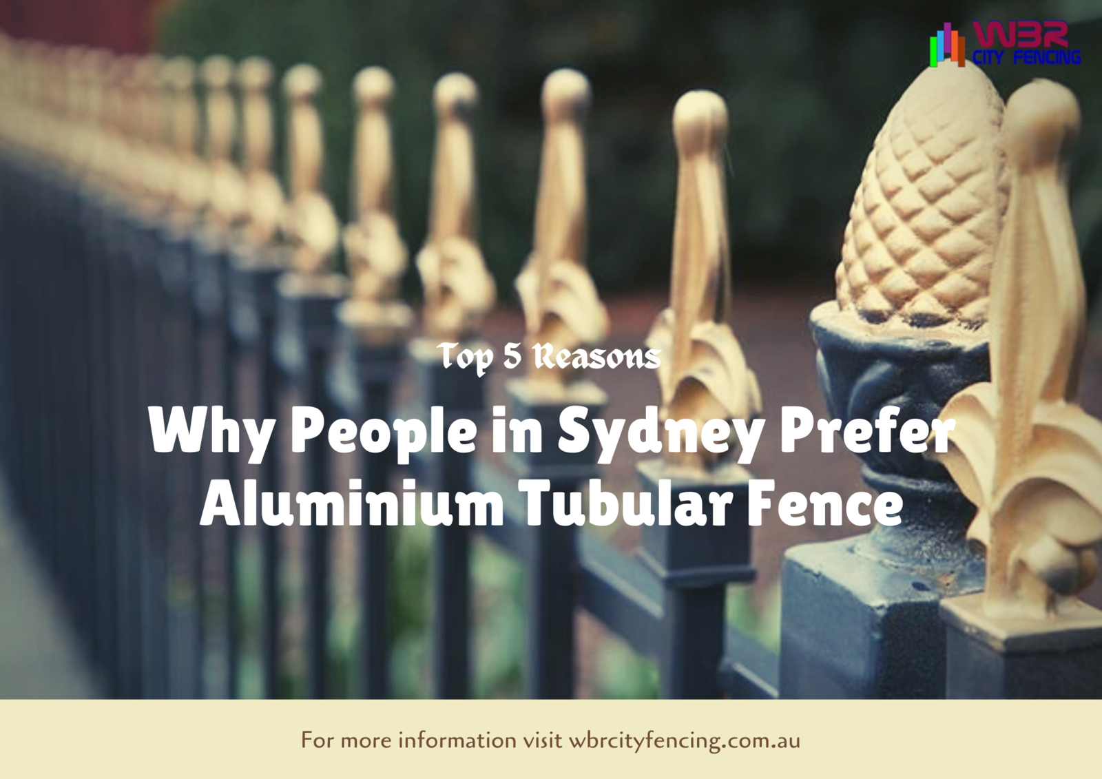 aluminum tubular fence Sydney