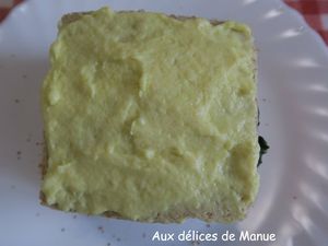 Croque-monsieur aux épinards et oeufs durs à la béchamel