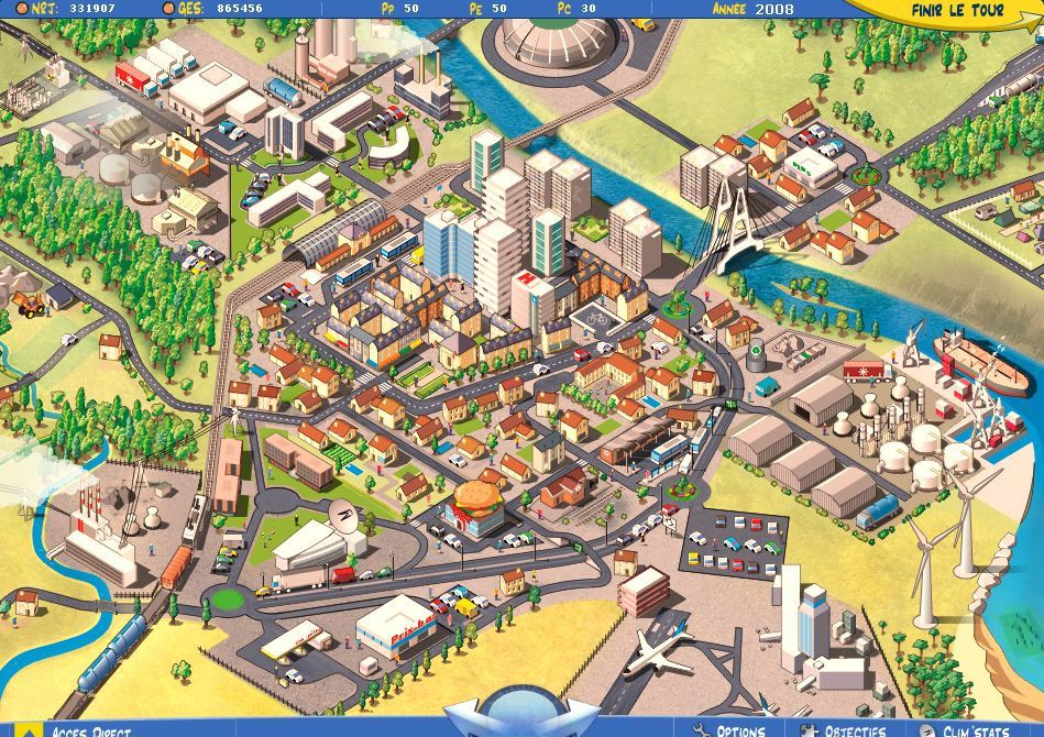 Captures d'écran du jeu Climcity