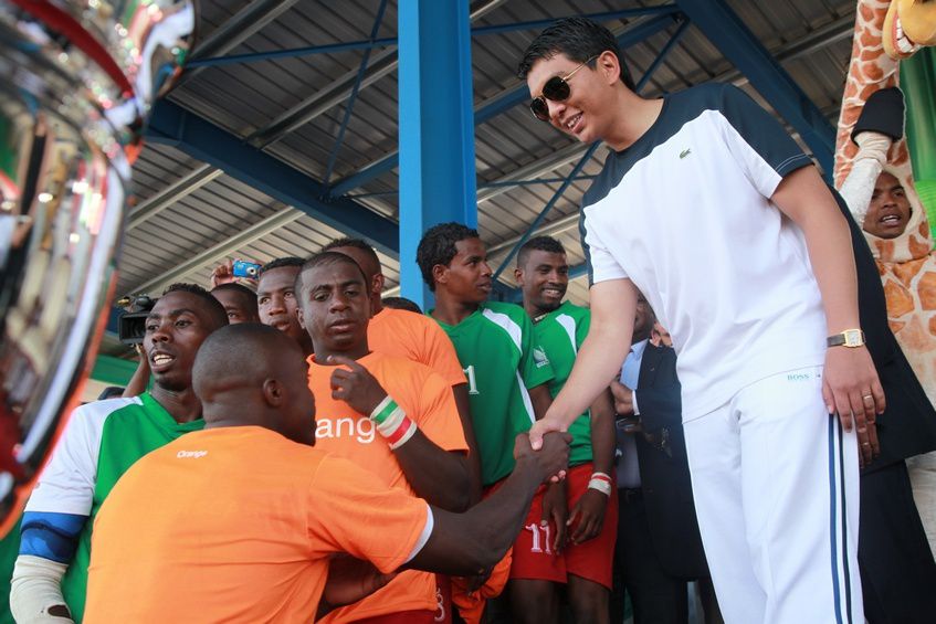 Inauguration du Kianja (Stade) Makis de Madagascar, à Andohatapenaka, par le Président Andry Rajoelina. 4ème partie. Photos: Harilala Randrianarison