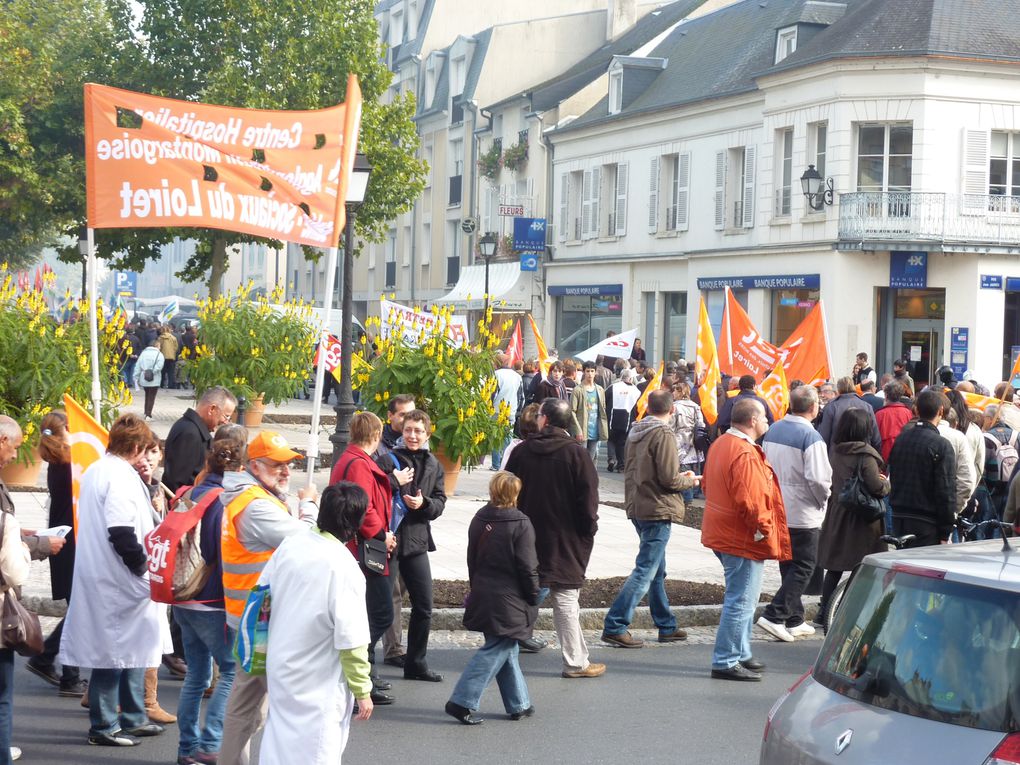 Réforme des retraites, le mouvement social sans précédent à Montargis: le 25 mai, les 7 et 23 septembre, les 2,12 et 16 octobre 2010