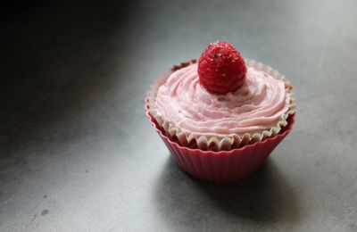 Cupcakes  framboises chocolat blanc