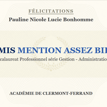 Succés aux examens.