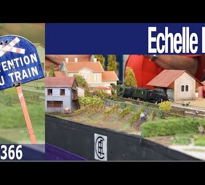 La gare de Jallieu, à l'échelle HO du club de modélisme ferroviaire Omnibus de Bourgoin-Jallieu