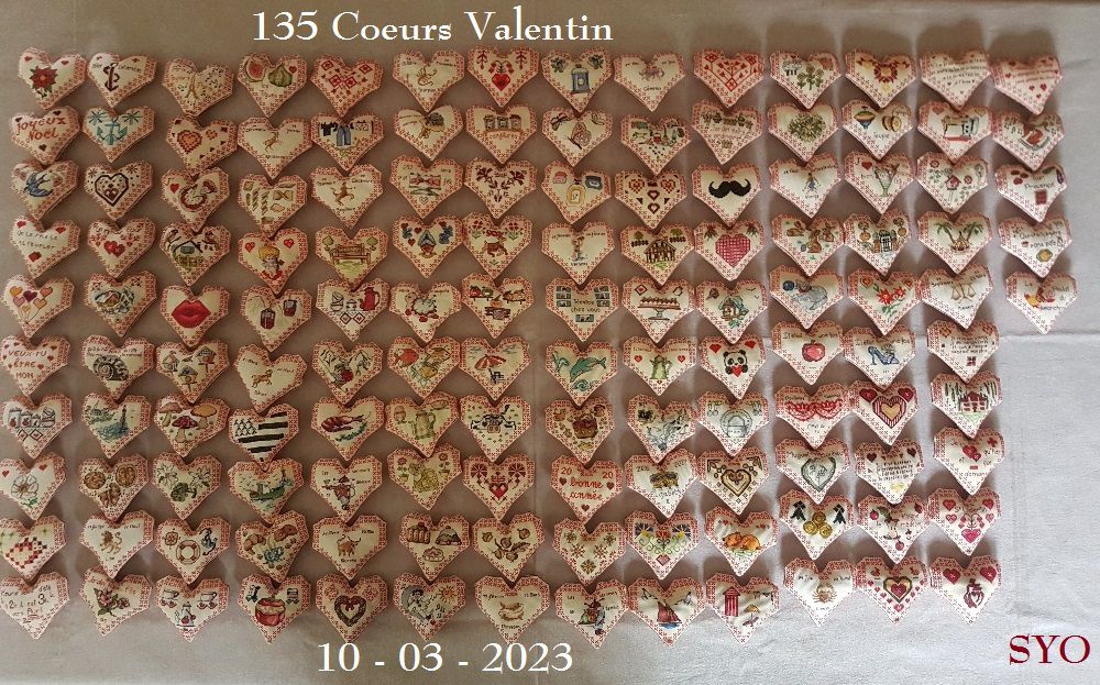 139 Cœurs Valentin mis en ligne depuis 2017
