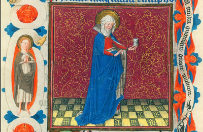 Marie-Madeleine enceinte dans le Livre d'Heures de Catherine de Clèves