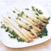 La recette des Asperges d'Alsace ; préparation, cuisson