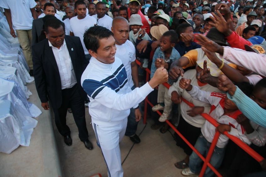 Inauguration du Kianja (Stade) Makis de Madagascar, à Andohatapenaka, par le Président Andry Rajoelina. 5ème partie. Photos: Harilala Randrianarison