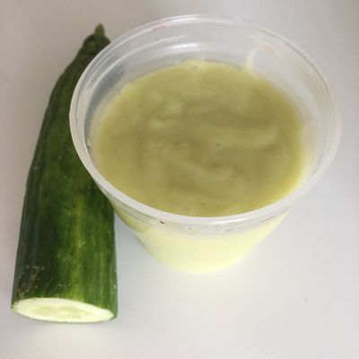 Purée concombre-pomme de terre pour bébé 