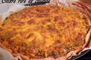 Quiche Epinards, Ricotta, Jambon, Mimolette