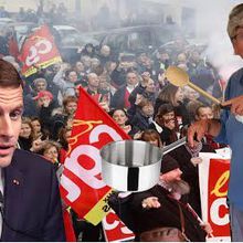 Grève, blocage, Macron, dégage !