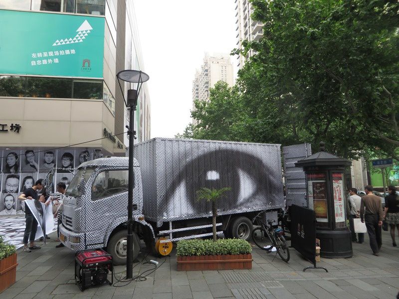 A Shanghai: son projet Inside Out et le camion photomaton