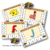 Les Alphas Cartes A Pinces 6 Niveaux Avec Toutes Les Lettres Et Graphies Mes Tresses D Zecolles