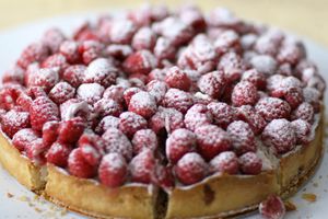 tarte citron framboises