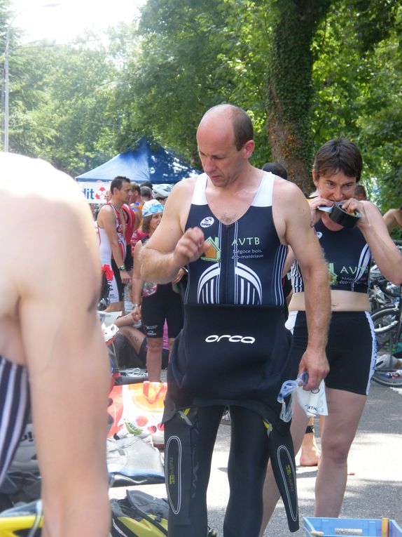 photos des  verdunois et autres au triathlon de verdun 2010