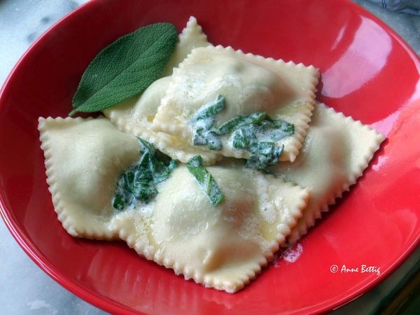 Ravioli Ricotta spinaci