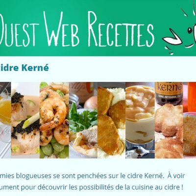 Défi Cidre Kerné chez Cuisine à l'Ouest : toutes les recettes