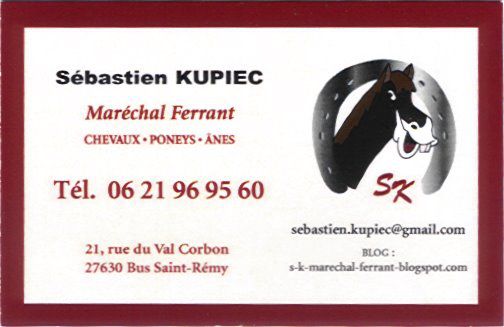 Tarif marechal ferrant