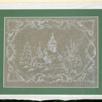 Vos réalisations : Paysage d'hiver par Martina