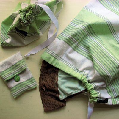 Coudre un grand sac en tissus étape par étape