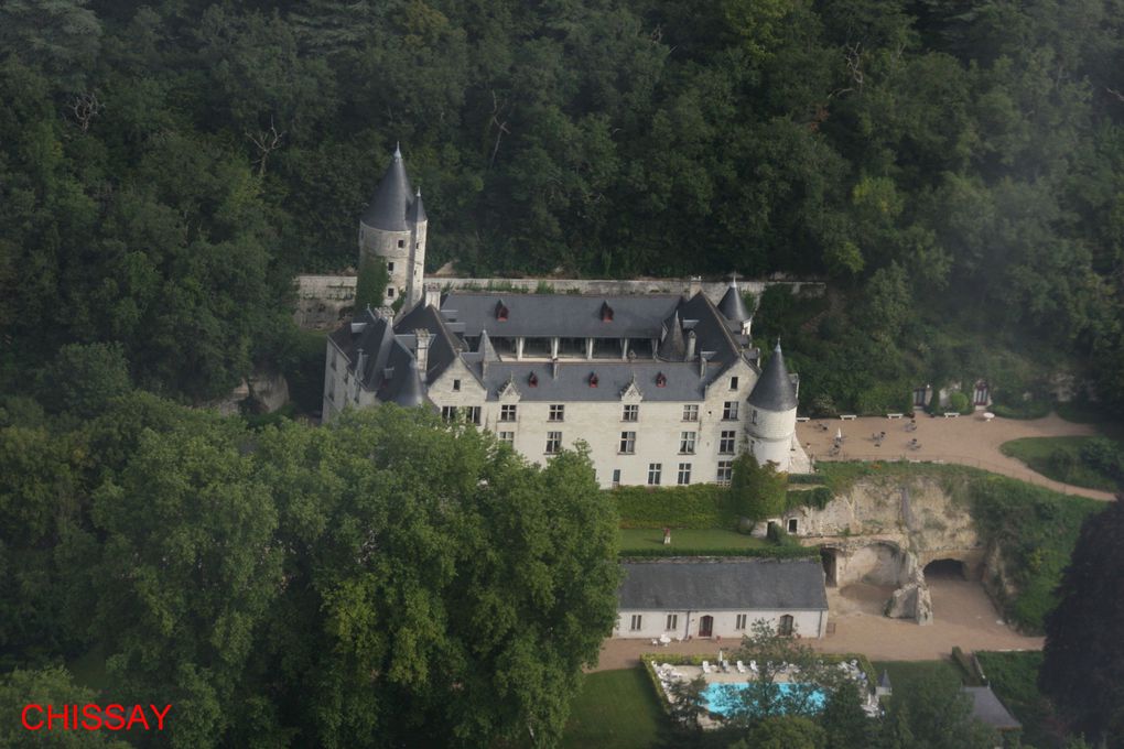 chateaux de la Loire en hélicoptère