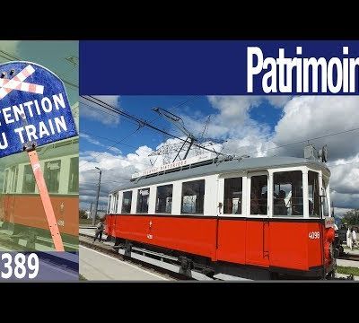 Tramway historique sur les voies du Rhône Express