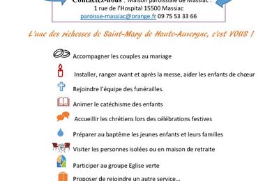 S'engager pour un service d'Eglise