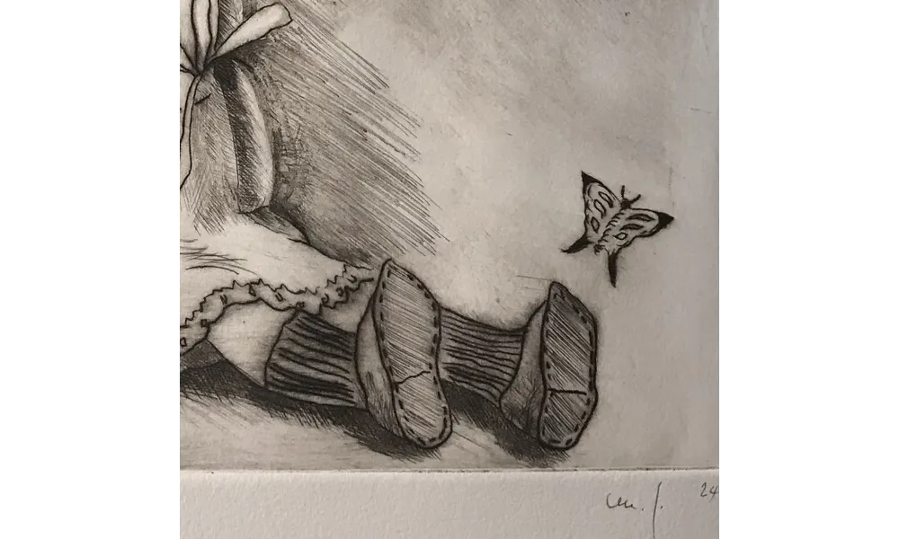 gravure « Butterfly » (2024)