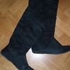 Bottes plates daim noires pointure 40 so FasHion !