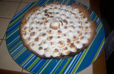 TARTE MERINGUEE  AUX CHOCOLAT