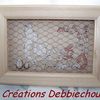 Tableau 3D poulette beige