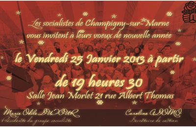 Les Socialistes de Champigny-sur-Marne vous invitent
