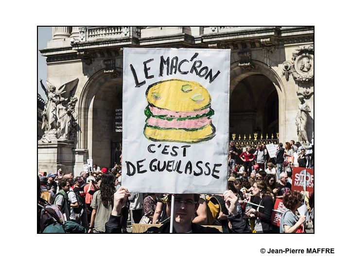 La fête à Macron est le nom donné par les organisateurs de la manifestation qui s'est déroulée à Paris le 5 mai 2018 dans une ambiance festive entre la place de l'Opéra et de la Bastille.