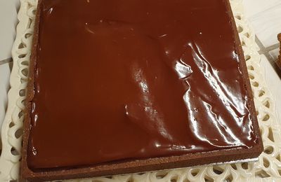 Ganache au chocolat noir 70% (pour tartes)