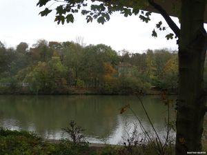 Promenade d'automne sur les rives d'Oise
