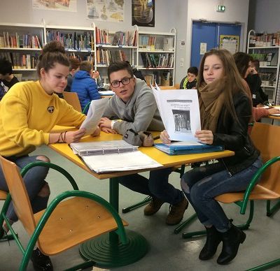 Les 3°3 du collège ROUGET en plein travail !