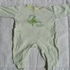 102 Pyjama coton vert 6 mois