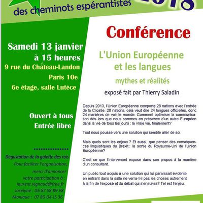 Conférence : "L’Union Européenne et les langues : mythes et réalités"