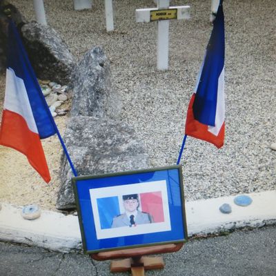 Bourg-lès-Valence, le Souvenir Français rend Hommage au brigadier Alexandre MARTIN du 54éme régiment d'artillerie Hyères.