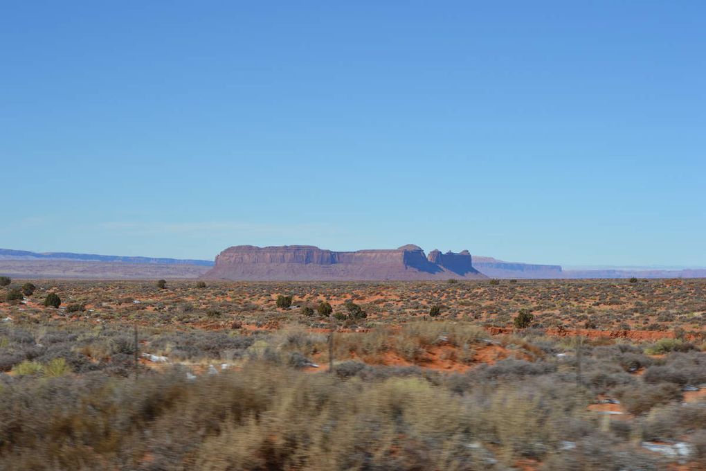 Sur la route de Monument Valley