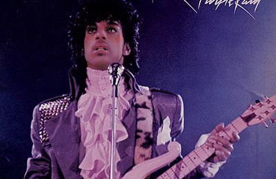 Prince et sa purple rain - couleur violette