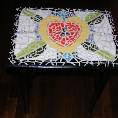 Vive la récup' : mosaïque et patchwork...