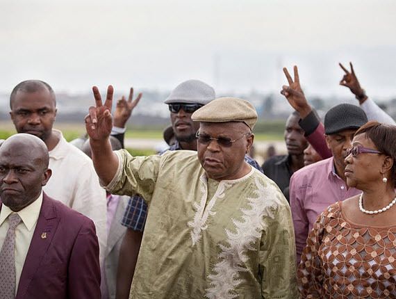 Etienne Tshisekedi, ici en campagne à Goma en 2011